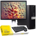 Refurbished Dell OptiPlex 5040 Desktop Computer Bundle Intel 3.4GHz Processor 16GB RAM 250GB SSD DVD Wi-Fi with 19" LCD Wireless Keyboard and Mouse A3073