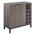 Slate Grey Bar Cabinet J302715