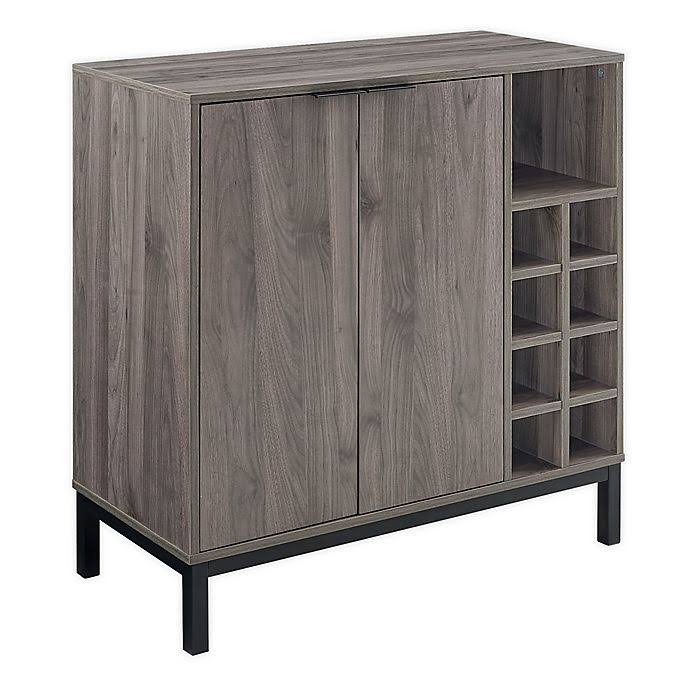 Slate Grey Bar Cabinet J302715