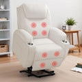 Power Lift Recliner Chair with Massage and 2 Cup Holders C557917