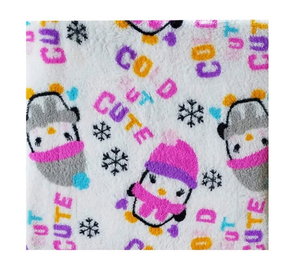 Pink Purple Micro-Plush Throw Blanket 50 x 60 inches D4521