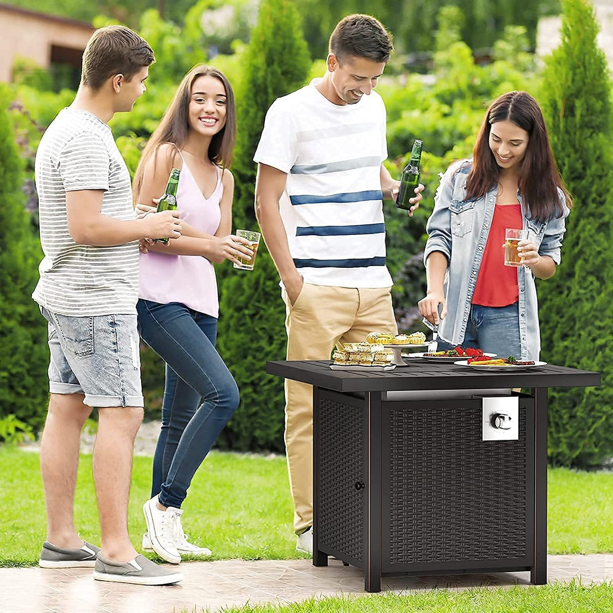Propane Fire Pit Table 32 with 50,000 BTU D378