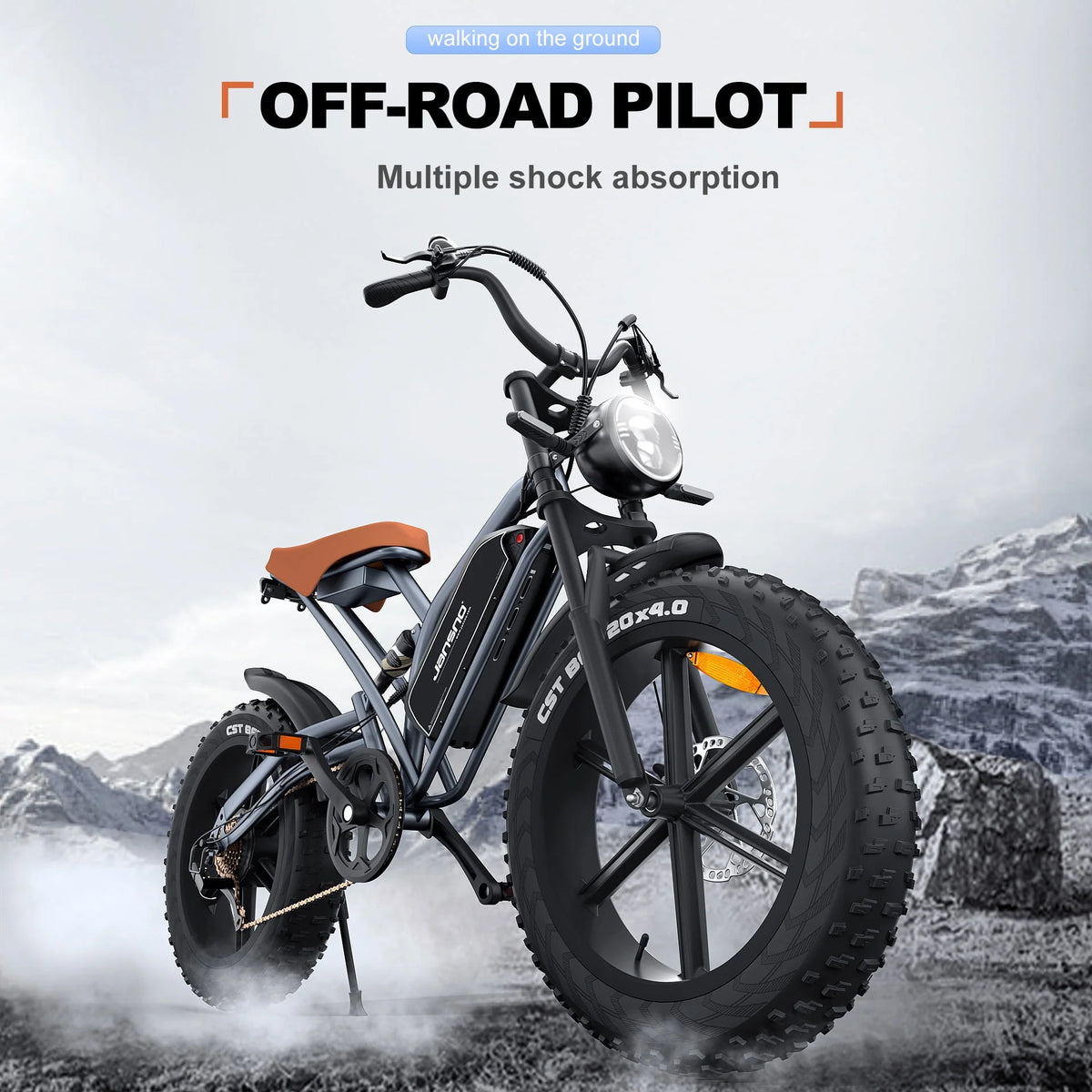 Fat Tire Electric Bike with 750W Motor 48V 14Ah Battery U397