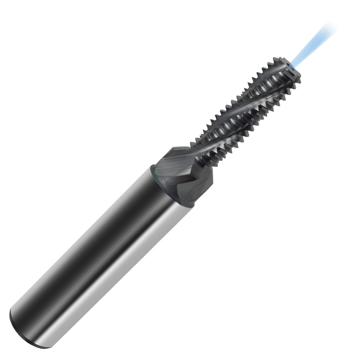 M14 x 2.00 Spiral Flute Carbide Thread Mill with Countersink D9018