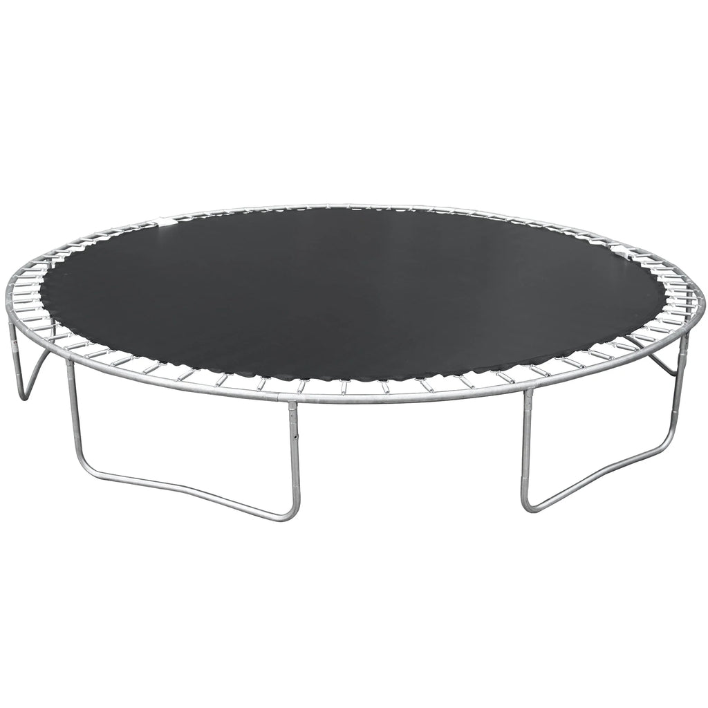 14ft Trampoline with Basketball Hoop and Safety Enclosure Net Y3175