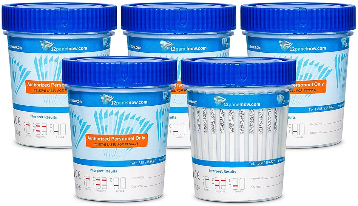 12 Panel Multi-Drug Urine Test Cup with PCP Detection 10 Pack F599