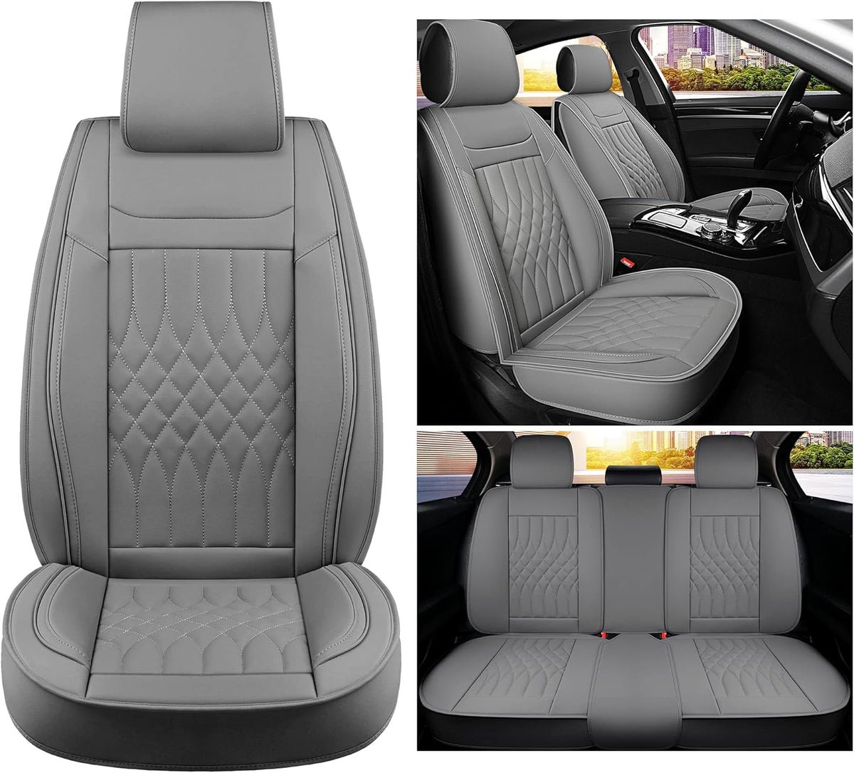 Leather Car Seat Covers Full Set C733