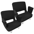 Black Extra Wide Stadium Seat with Back Support J732