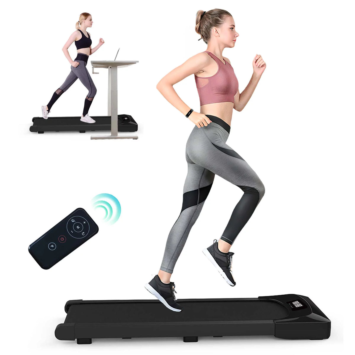 Under Desk Treadmill 245 lb Capacity 4 mph E479048