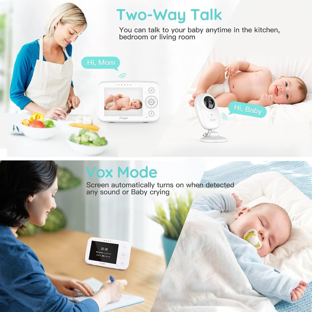 Video Baby Monitor with Cameras and Audio O522
