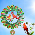 12 Inches Green Metal Wind Spinner Q923