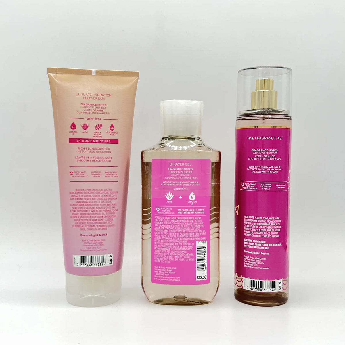 Body Cream, Shower Gel and Fragrance Mist 3-Piece Bundle M393678
