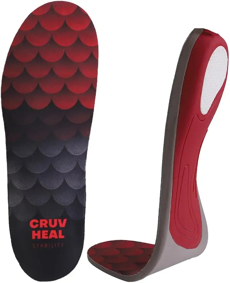Burgundy Orthotic Insoles for Work Boots D636