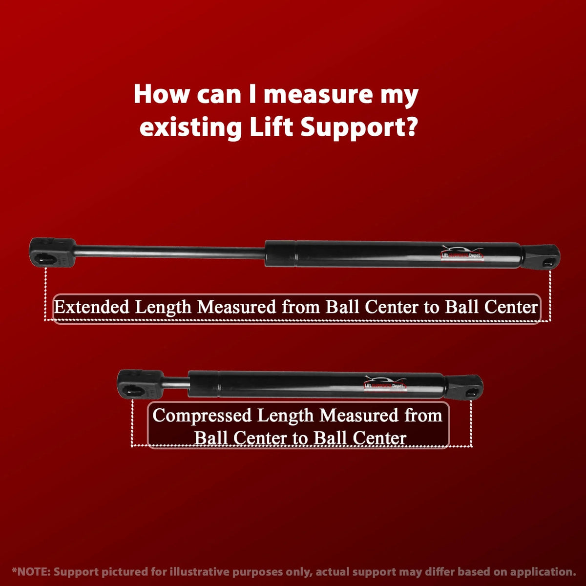 Qty 2 Gas Shock Lift Supports for Honda Hr-V 2016 to 2018 N990