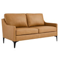 Leather Loveseat P77429