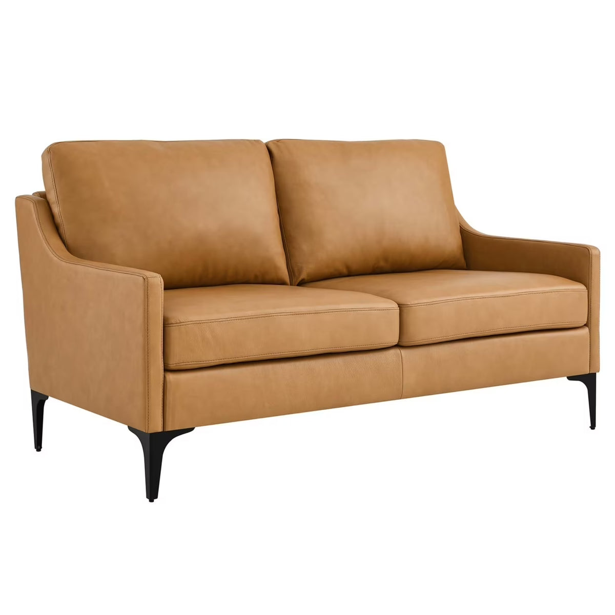 Leather Loveseat P77429