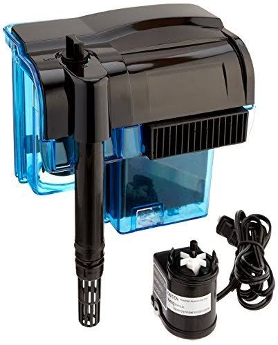 Hang-On Aquarium Power Filter 55 Gallon 185 GPH V9345