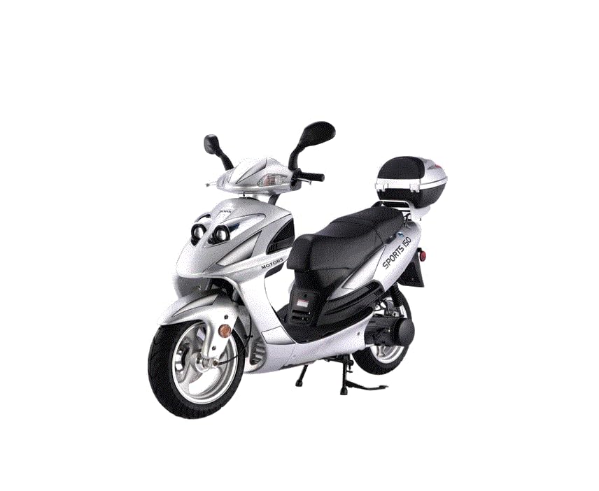 150cc Gas Powered Scooter with CVT (Black) Z78597