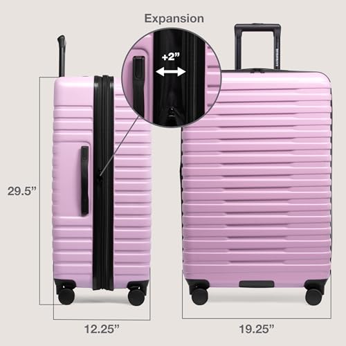 Teal Polycarbonate Hardside Travel Suitcase Luggage with 8 Spinner Wheels, Aluminum Handle, Carry-on 22-Inch S427729