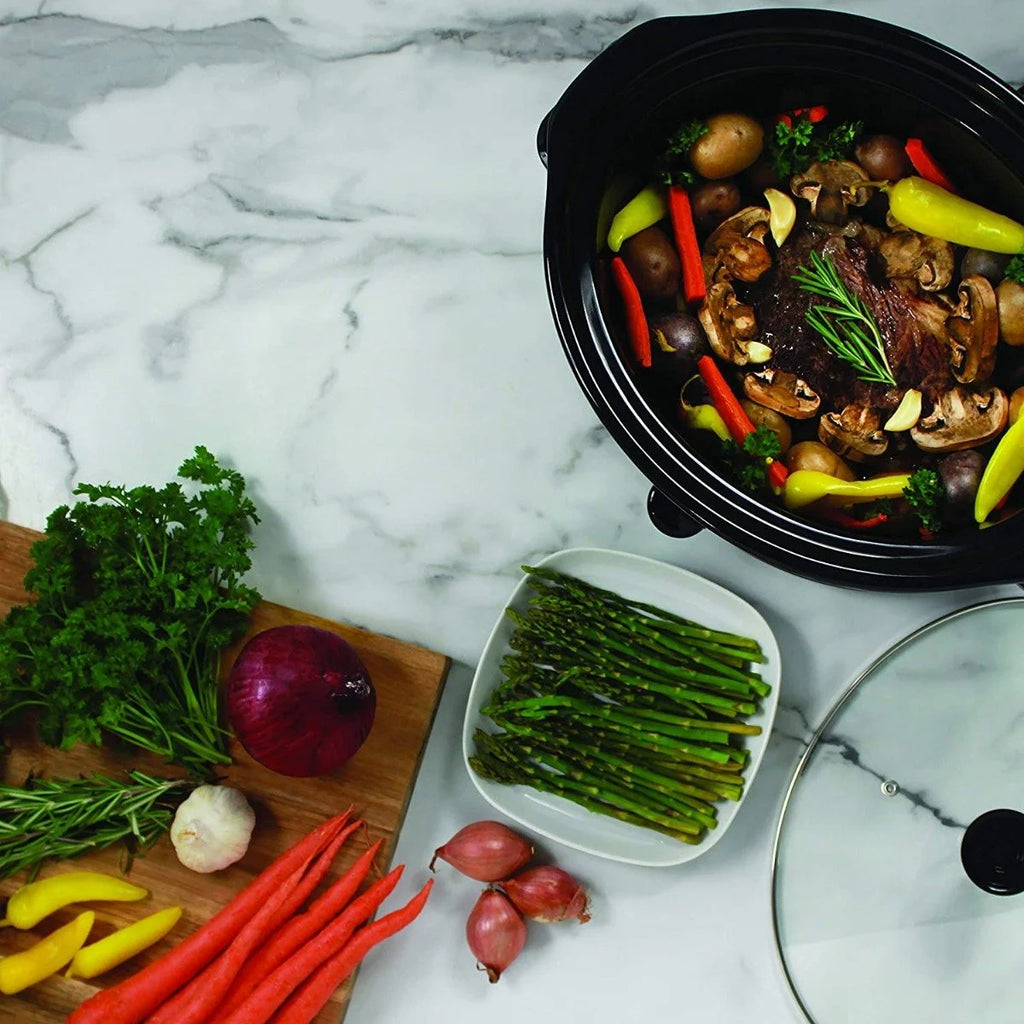 6-Quart Stainless Steel Slow Cooker U9418