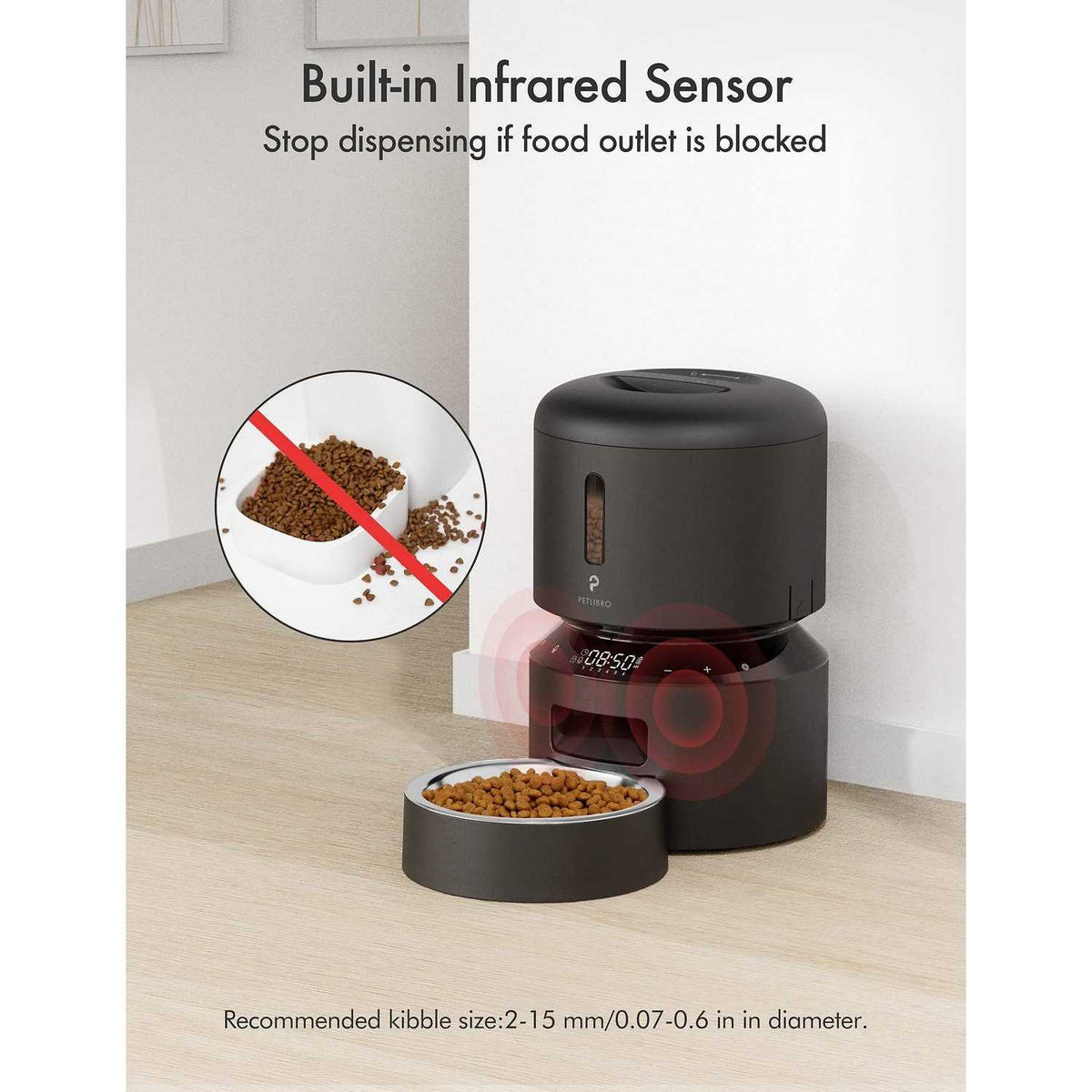 Automatic Cat Feeder Dry Food Dispenser C59764