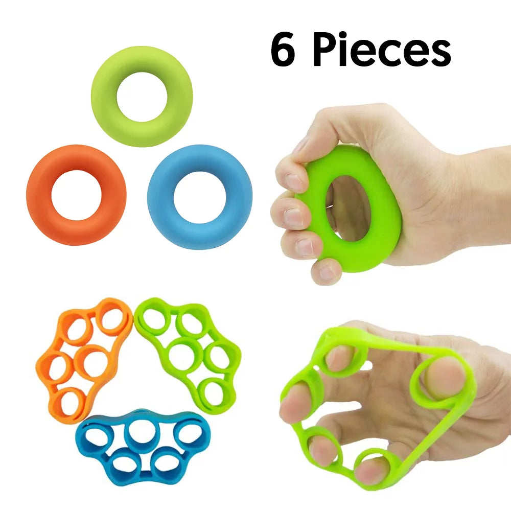 Hand Grip Strengthener Finger Exerciser Set of 6 N182349