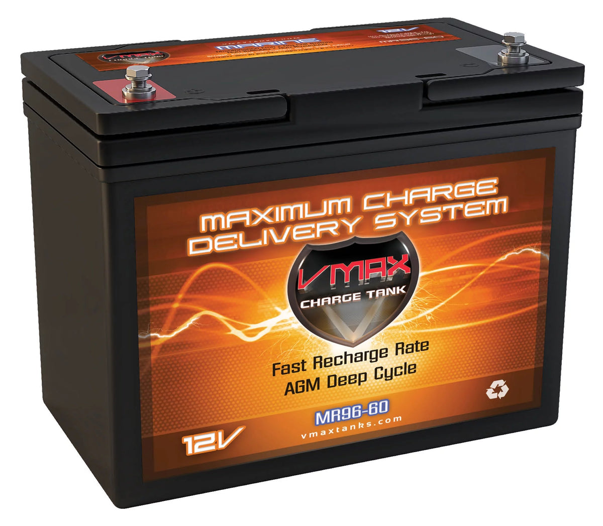 12V 60Ah AGM Deep Cycle Battery B1413