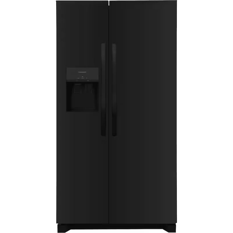 36 in. 25.6 cu. ft. Black Side by Side Refrigerator L6893