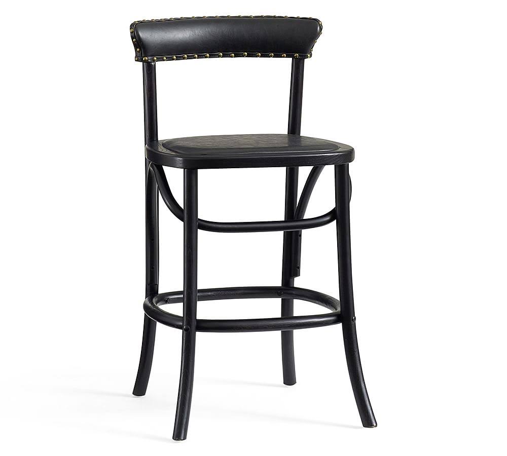 Black Counter Height Barstool H7918
