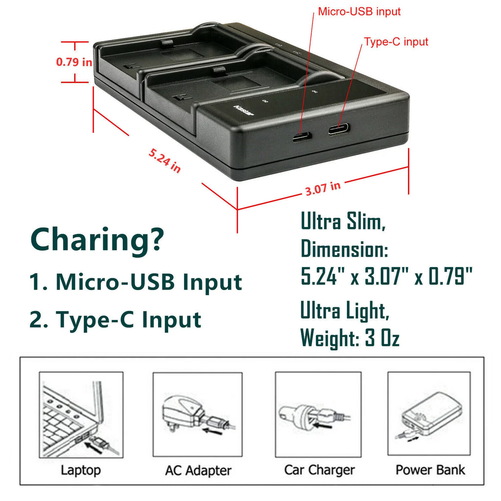 4-Pack Battery and USB Charger V347927