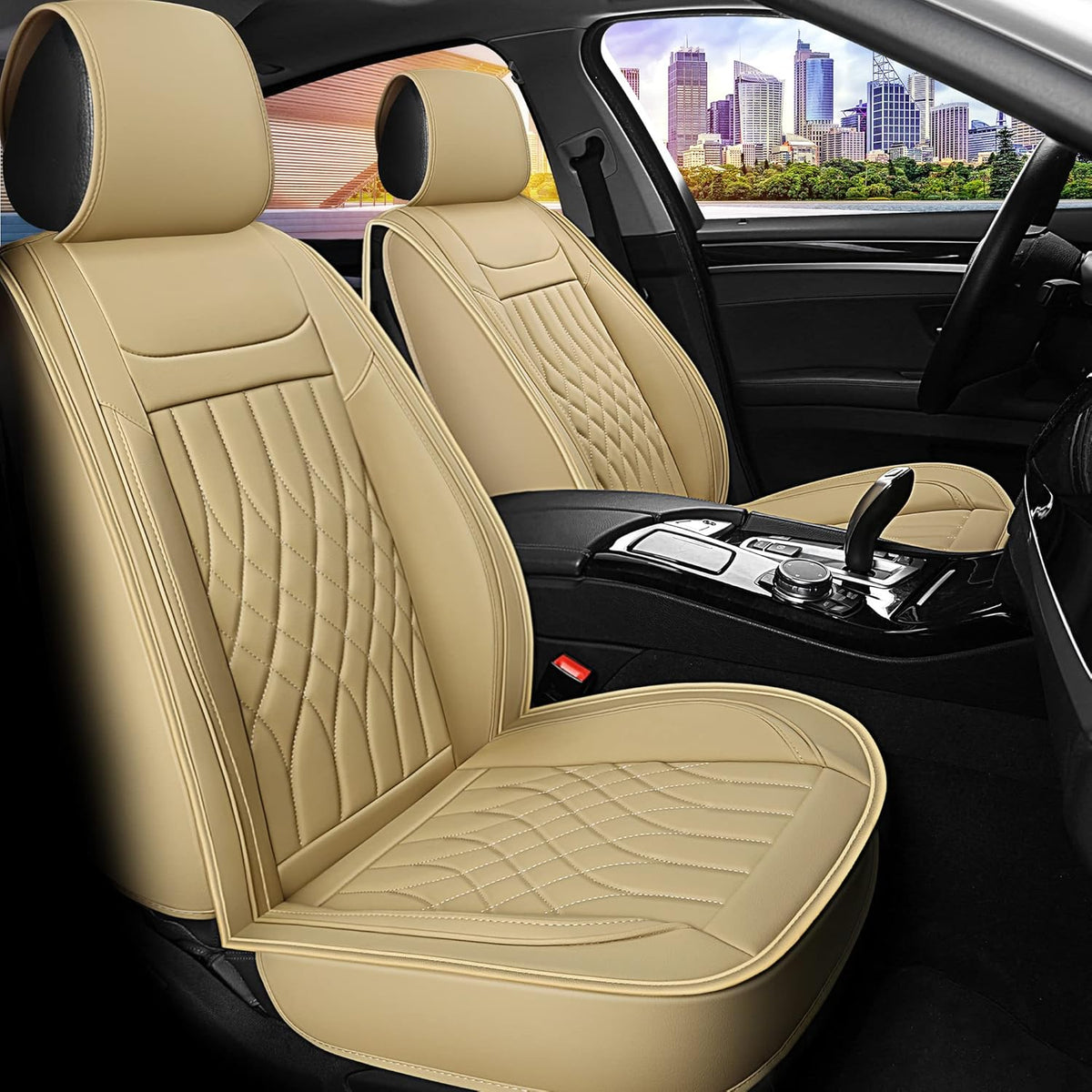 Leather Car Seat Covers Full Set C733