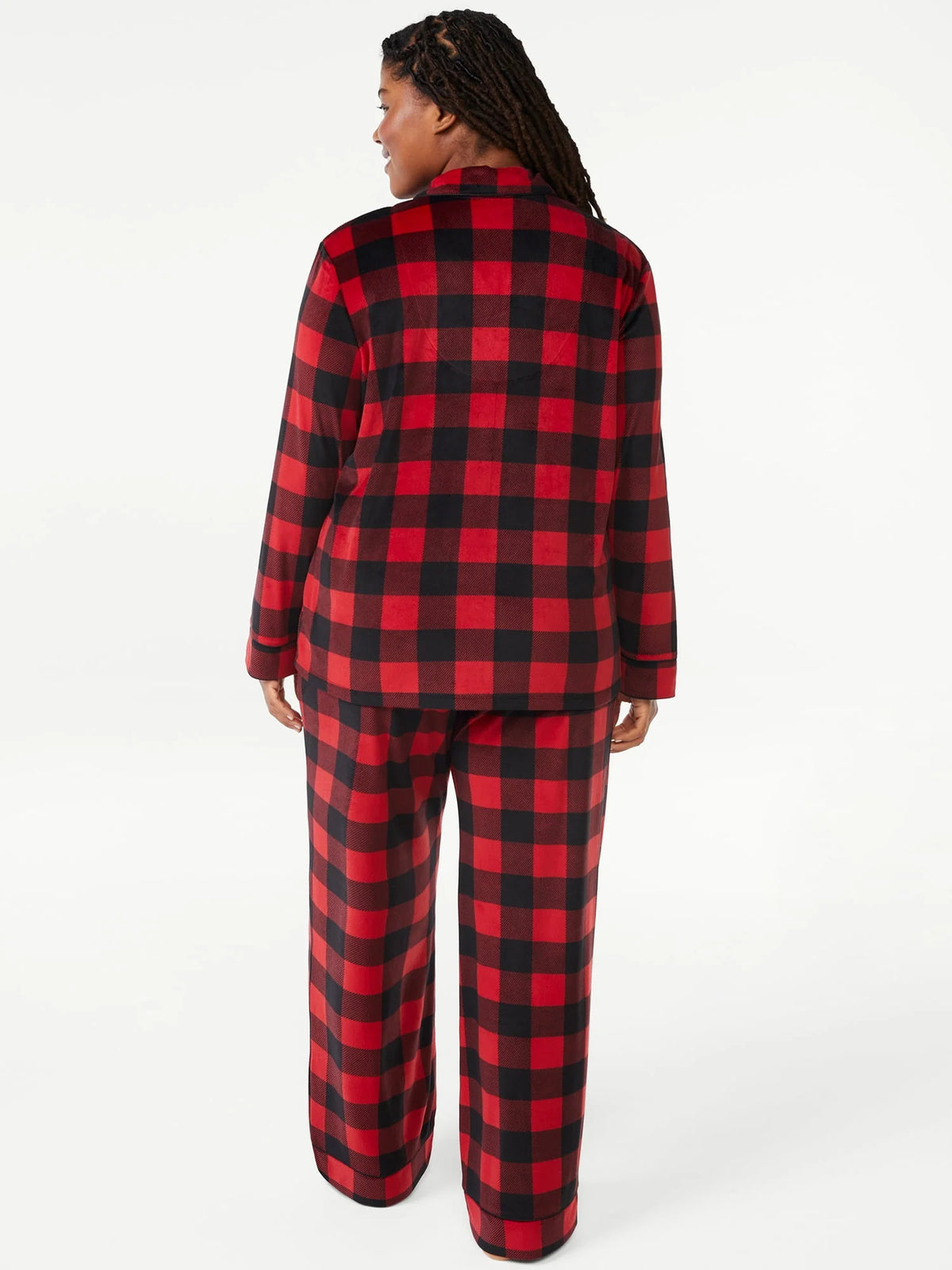Velour Knit 2-Piece Pajama Set O489504