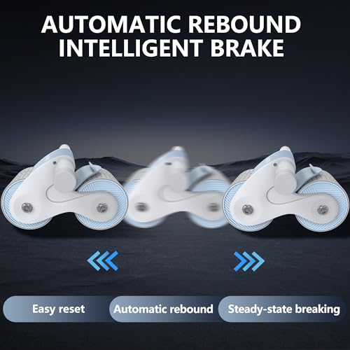 Automatic Rebound Ab Roller Wheel with Knee Pad F838478