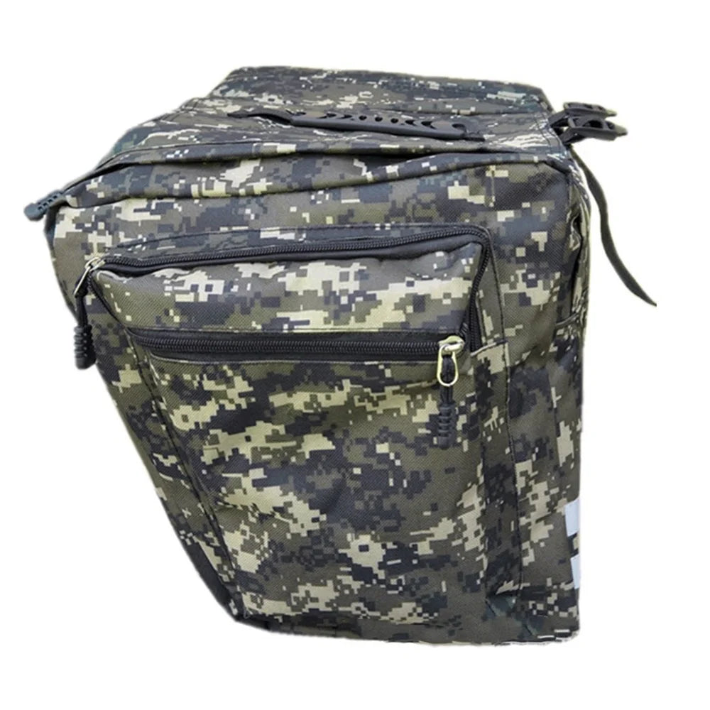 Rear Seat Bag Cycling Bike Rack Double Pannier Bag W745906