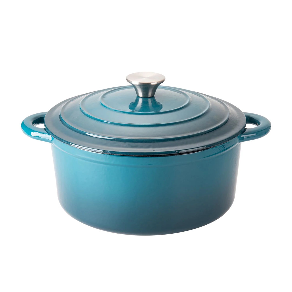 5.5 Quart Enameled Cast Iron Dutch Oven, Navy Z7408
