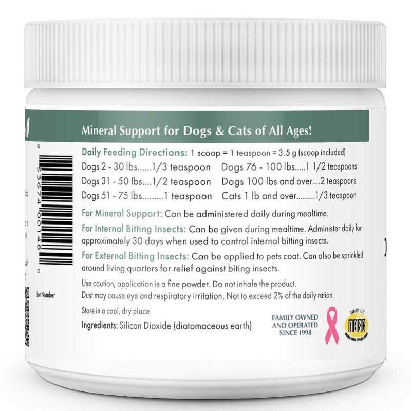 Diatomaceous Earth Powder Supplement for Dogs & Cats C24349