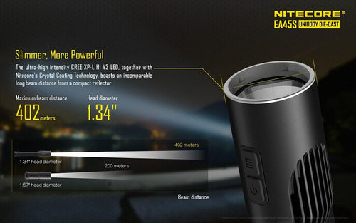1000 Lumen CREE XP-L HI V3 LED Flashlight V63445