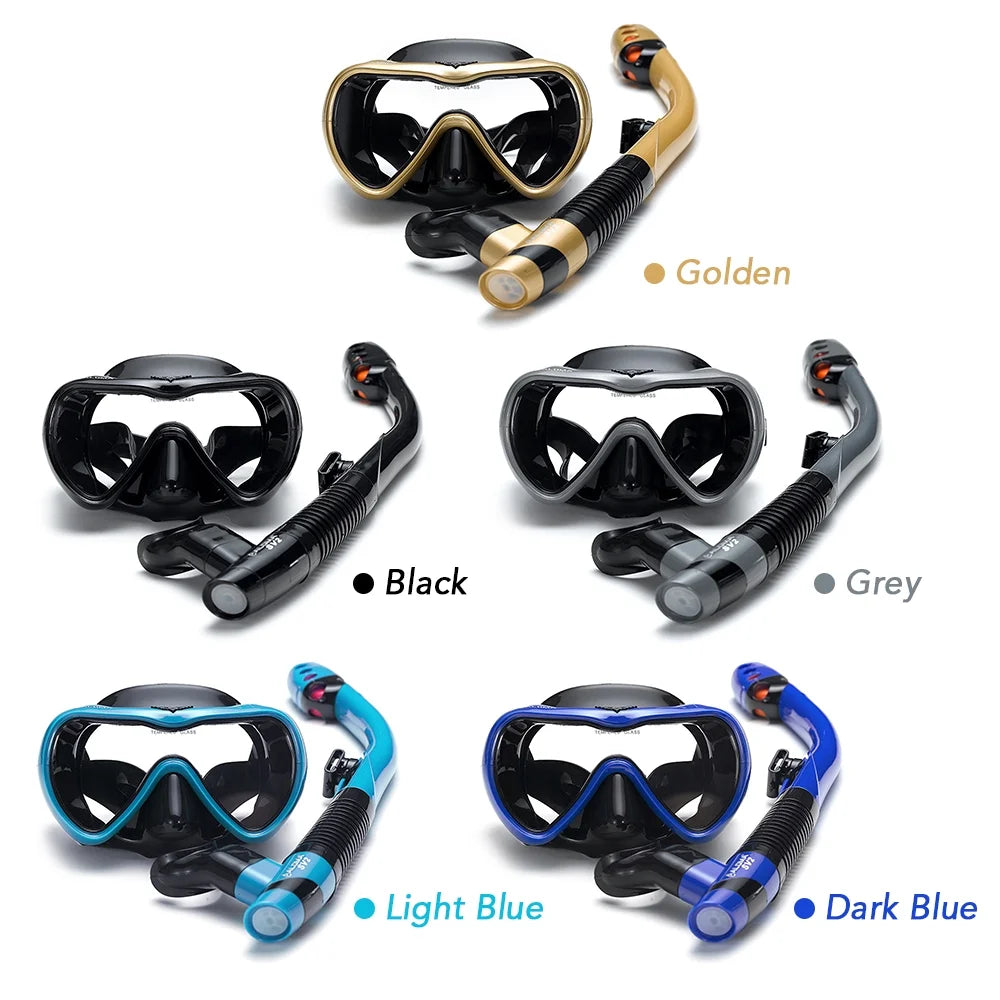 Leakproof Snorkel Set with Dry Snorkel Tube Q607066