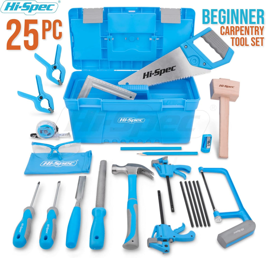 25 Piece Blue Tool Kit Set with Tool Box Y845233