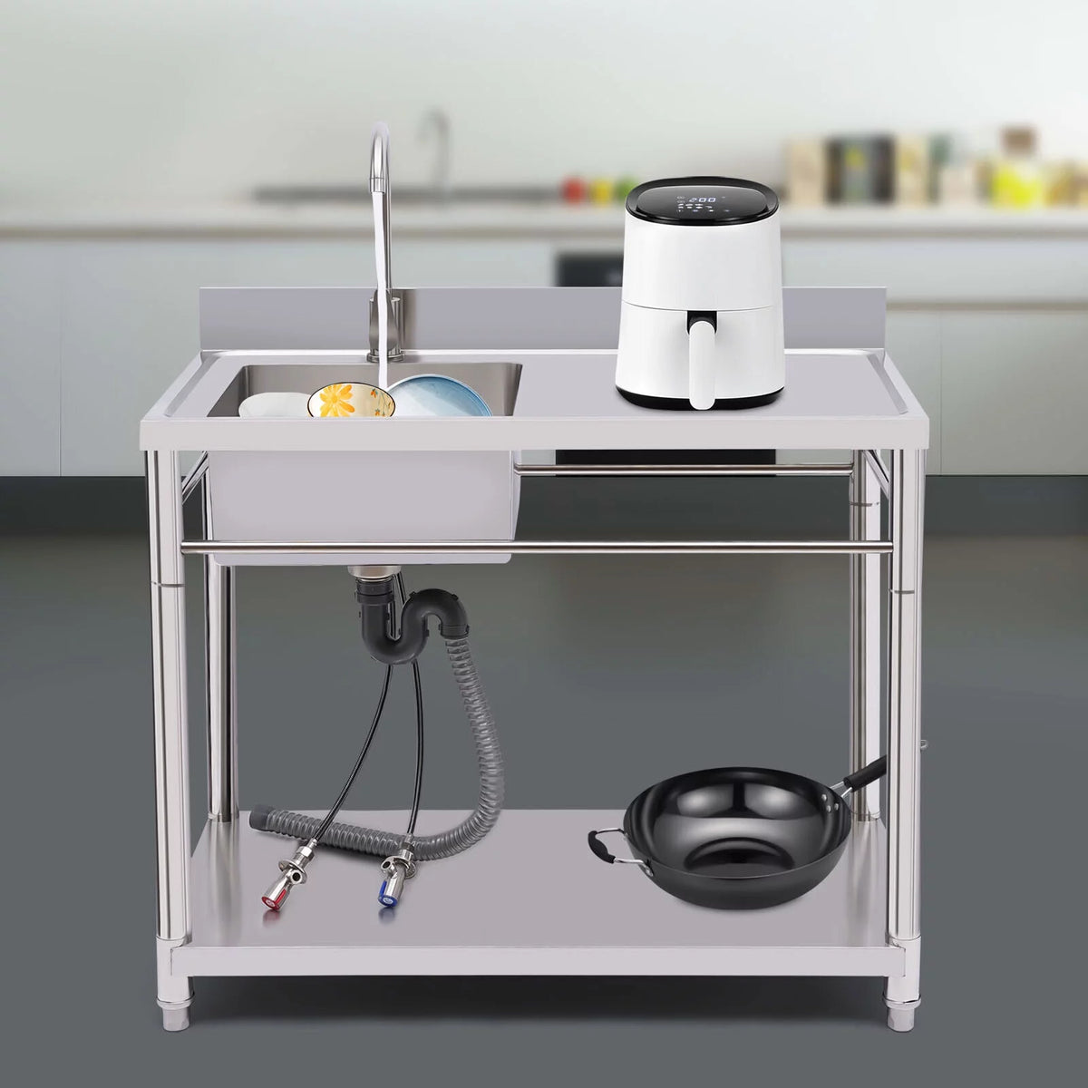 Stainless Steel 1 Compartment Utility Sink P43905