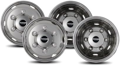 19.5" Stainless Steel Wheel Simulator Rear Tag-Axle Kit J834235