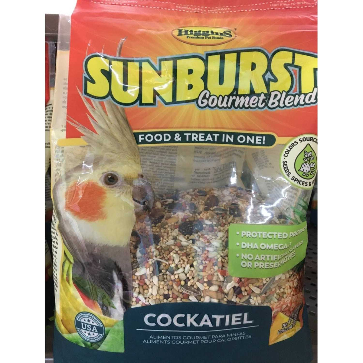 Sunburst Gourmet Blend Cockatiel Food B1286