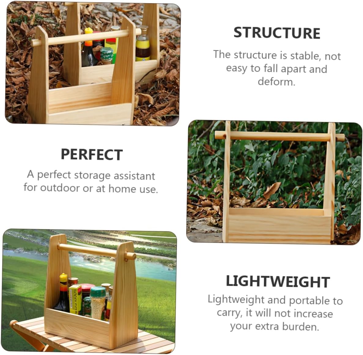 1pc Box Camping Storage Box with Handle H913259