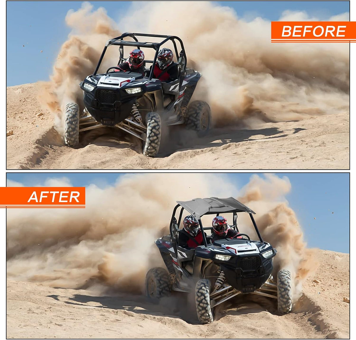 Hard Roof Sport Roof Top for 2017-2021 Can Am Maverick X3 2-seater model & Hardware kit Replace OEM 715002902 (2 Doors) T494