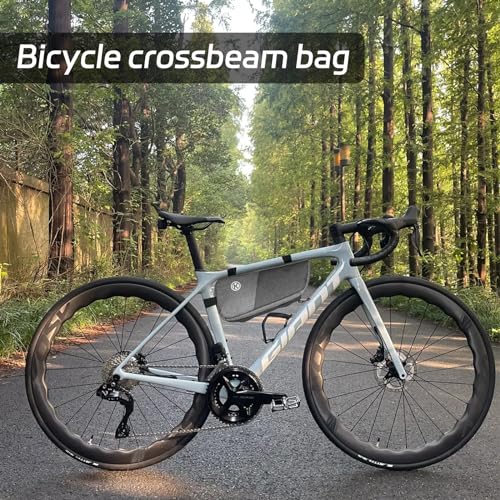 Black Waterproof Bicycle Frame Bag H4607
