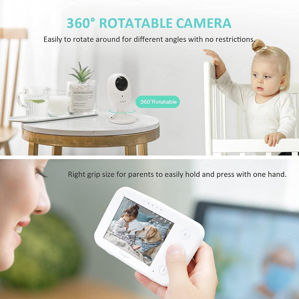 Video Baby Monitor with Cameras and Audio O522
