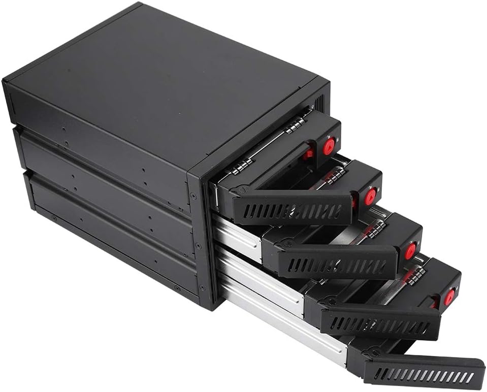 4 Bay Mobile Rack Backplane Cage with 80mm Fan V66130