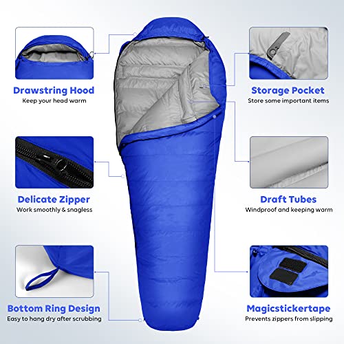 Mummy Sleeping Bag with Compression Sack Y889