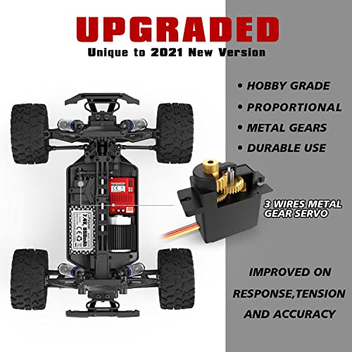 1:18 Scale 4X4 RC Monster Truck with 2 Batteries S52345
