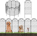 10 Panels Rustproof Metal Wire Garden Fence S459648